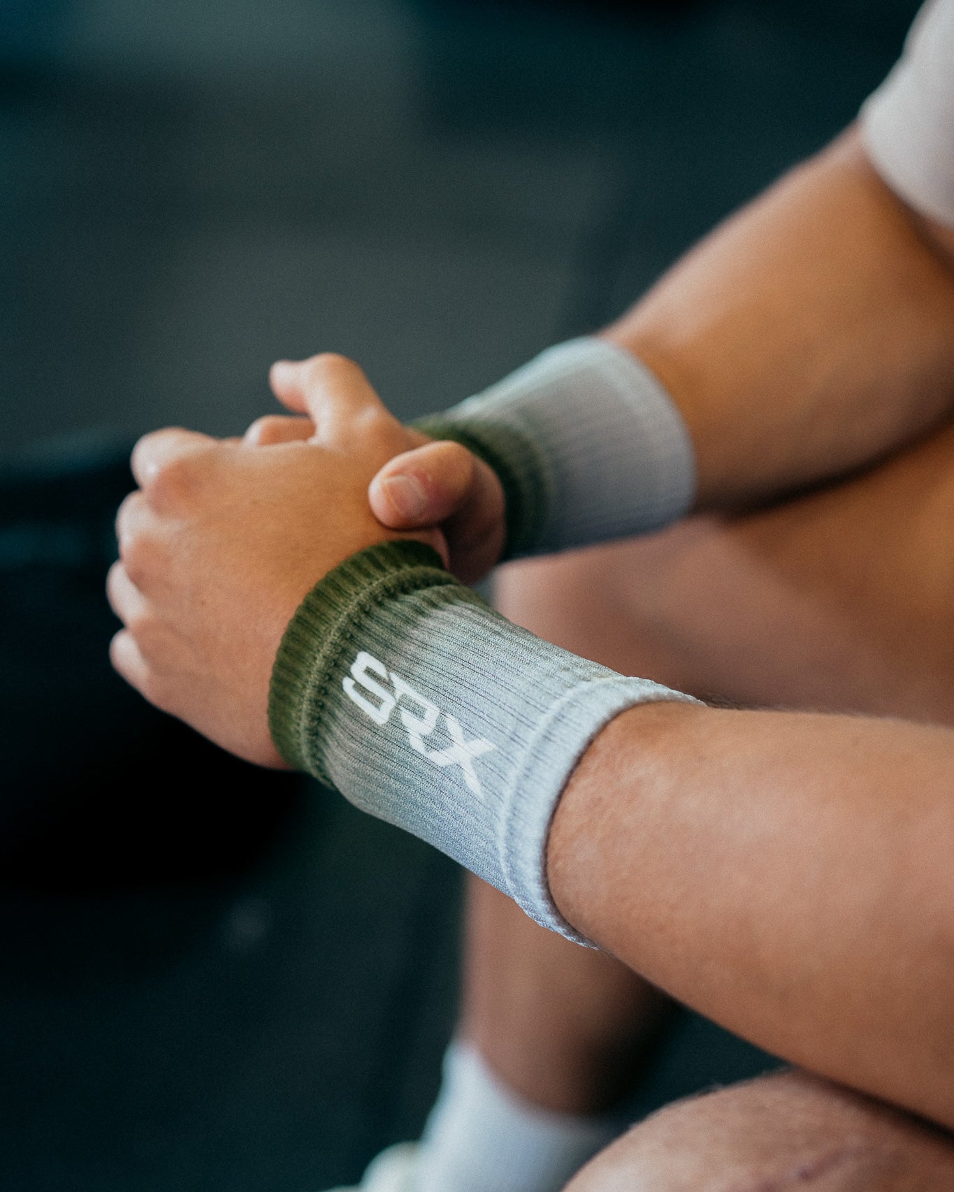 WRIST BANDS - CAMO GREEN