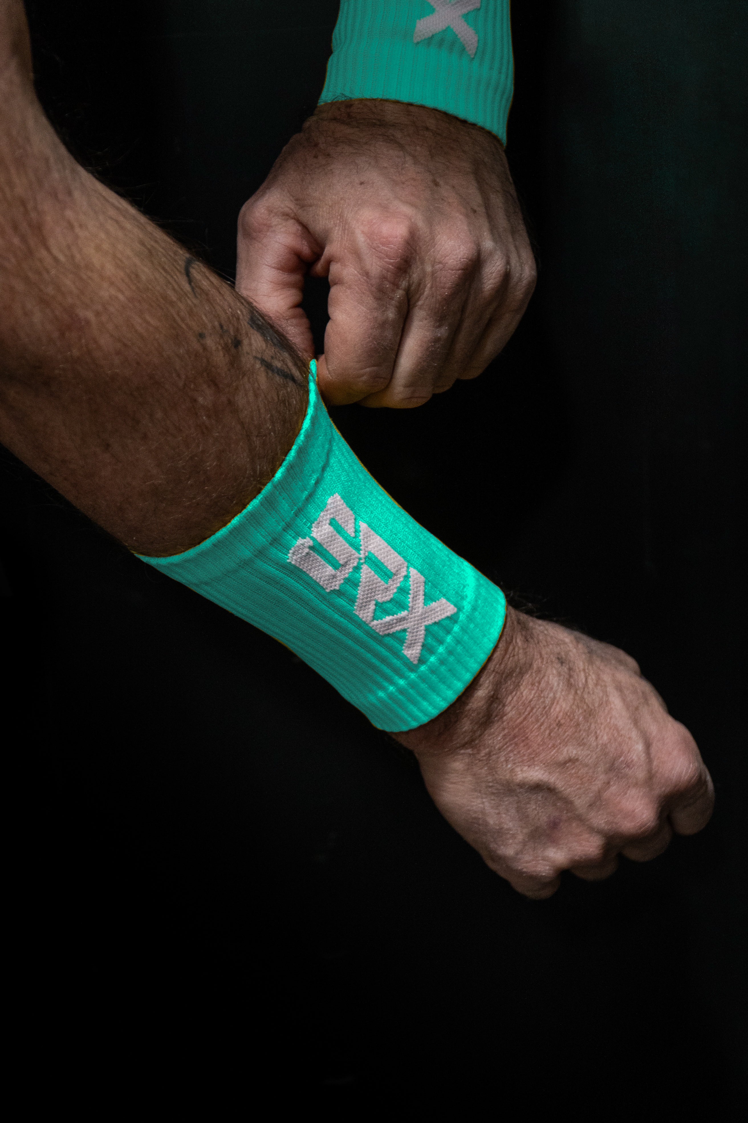 WRIST BANDS TANGERINE ORANGE