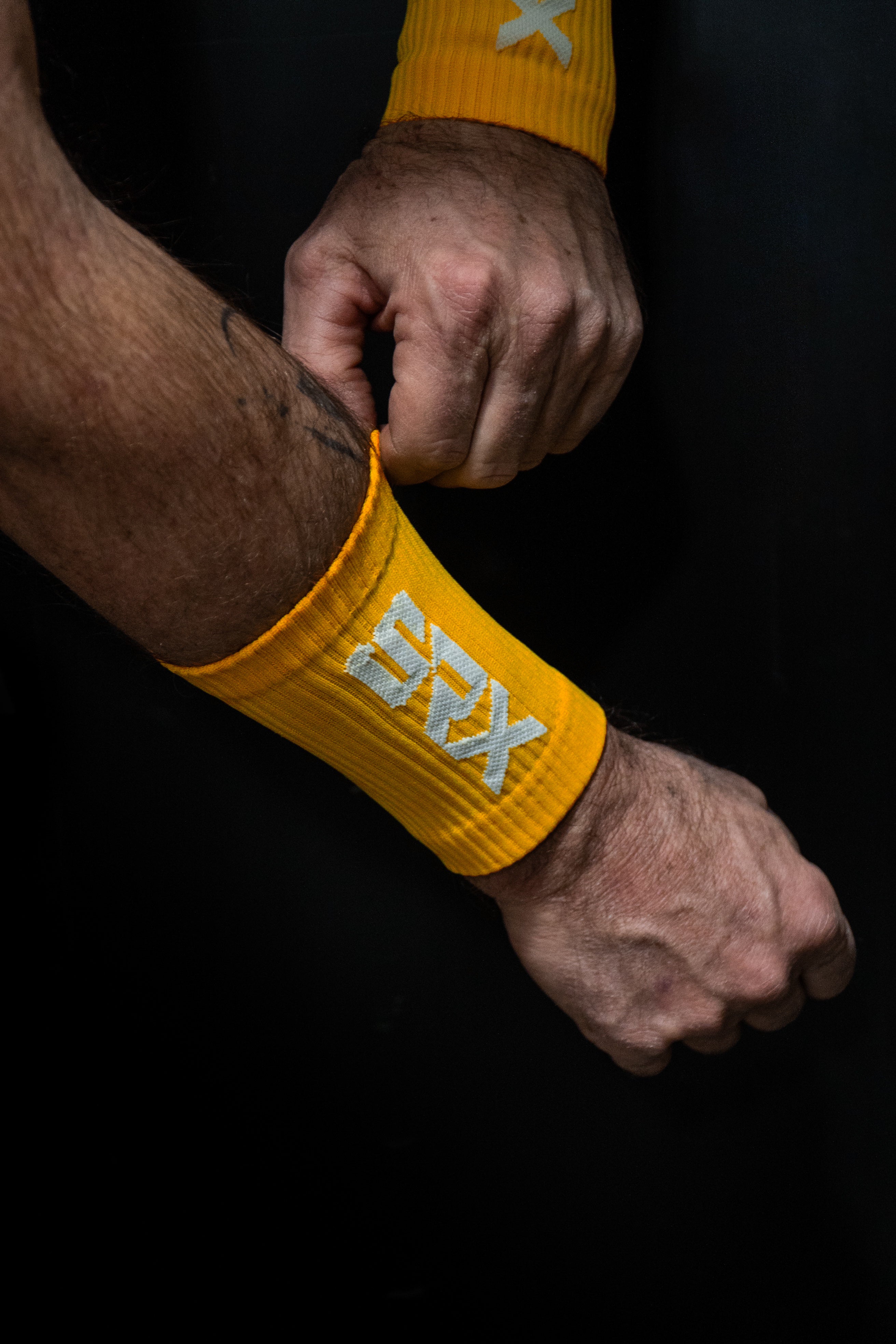 WRIST BANDS TANGERINE ORANGE