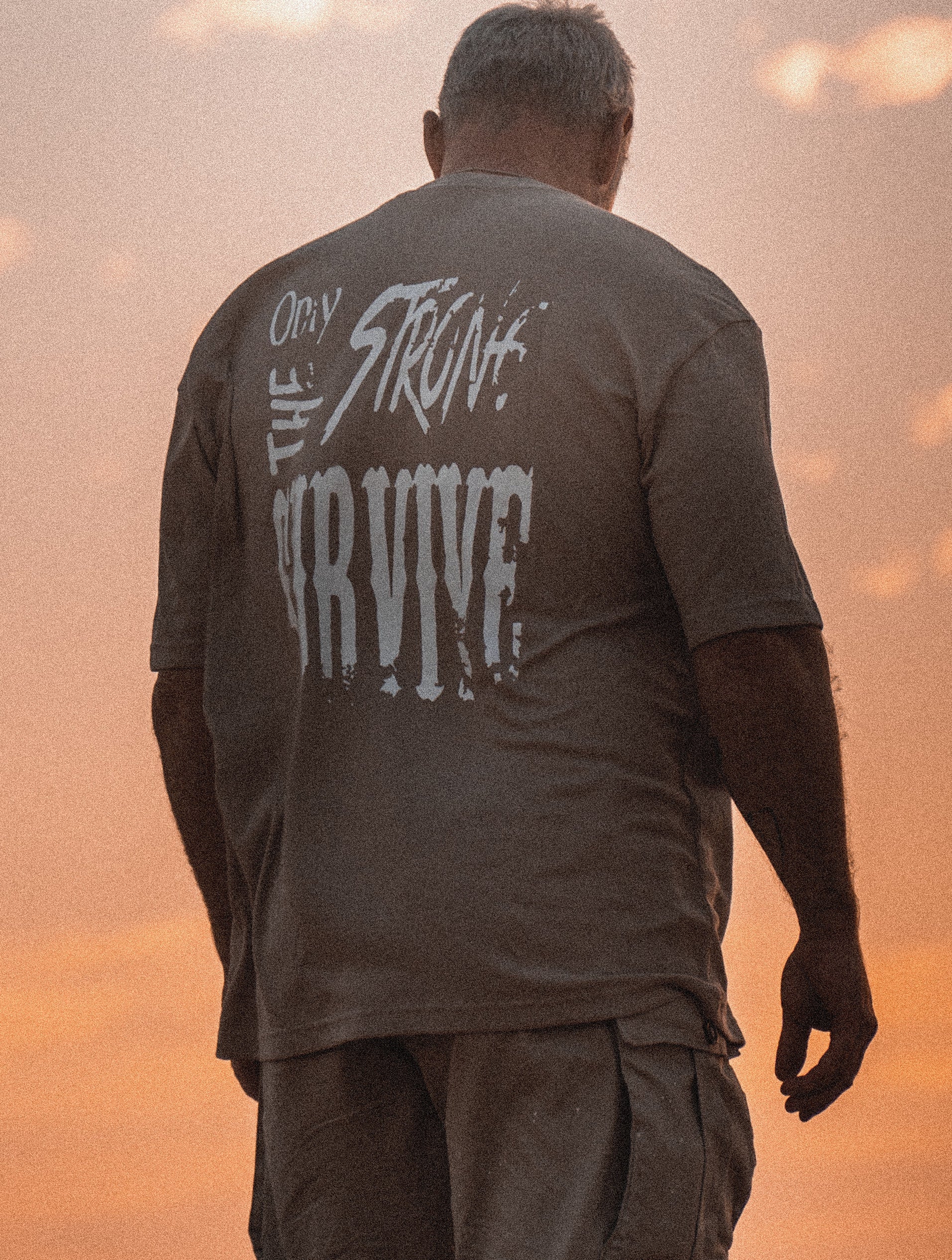 "Only the strong survive" tee